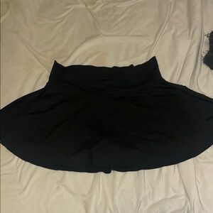Black Cheer Women's Skirt With Shorts